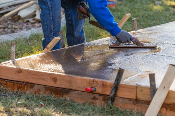 Patio Slab Construction in Metairie